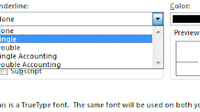 Cara Menambahkan Garis Bawah Pada Teks Dalam Excel